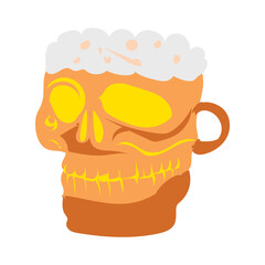 Beer or liquor vector design, alcoholic drink