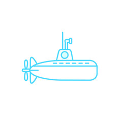 Illustration Vector graphic of submarine icon template