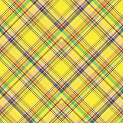 Colourful Chevron Plaid Tartan textured Seamless Pattern Design