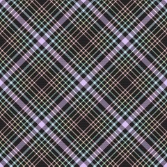 Rainbow Pastel Chevron Plaid Tartan textured Seamless Pattern Design