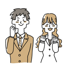 やる気に持ちた新入社員