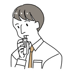 唾液の検体採取