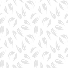 Black and White Animal Leopard Seamless Pattern Background