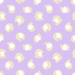 Purple Animal Leopard Seamless Pattern Background