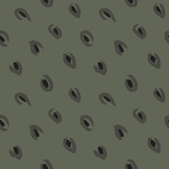 Green Animal Leopard Seamless Pattern Background