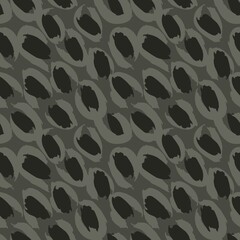 Green Animal Leopard Seamless Pattern Background