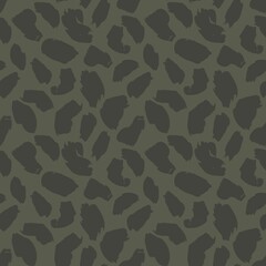 Naklejka premium Green Animal Leopard Seamless Pattern Background