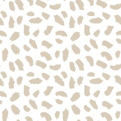 Brown Animal Leopard Seamless Pattern Background