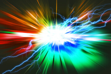 Electric storm abstract science backgrounds