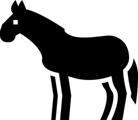 horse glyph icon