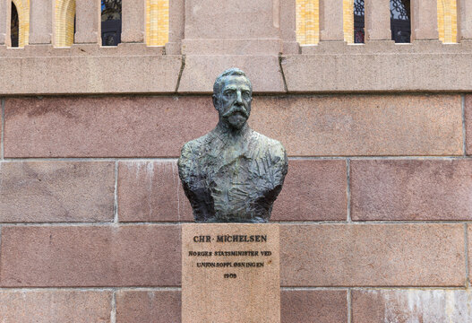Oslo, Norway - June 24, 2019: Peter Christian Hersleb Kjerschow Michelsen. 1st Prime Minister Of Norway