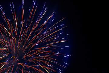 fireworks in the sky