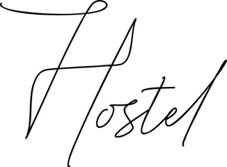  Hostel Vector Script and Cursive Handwritten Typography 
For Designs Brochures Banner Flyers and T-Shirts.