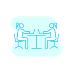 Illustration Vector graphic of employee icon template