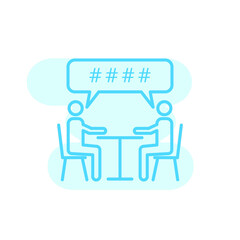 Illustration Vector graphic of employee icon template