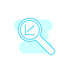 Illustration Vector graphic of analysis icon template