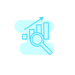 Illustration Vector graphic of analysis icon template