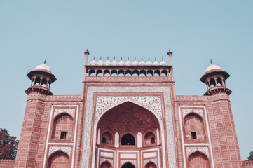 Darwaza-i-rauza is one of the components of the Taj Mahal complex, with the mausoleum, the mosque...