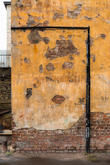 Naklejka premium Classical architecture of St. Petersburg (walls, windows, doors).