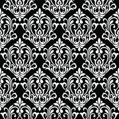 Damask seamless pattern. for Wallpapers, elegant luxury texture. Floral ornament baroque. Vector background.