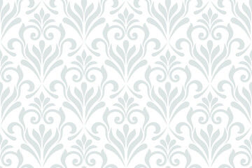 Seamless damask patterns for ornament, wallpaper, packaging, vector background