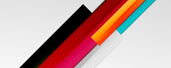 Color abstract lines trendy geometric background for business or technology presentation, internet poster or web brochure cover, wallpaper