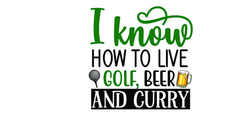 New Golf SVG Quotes Design Template