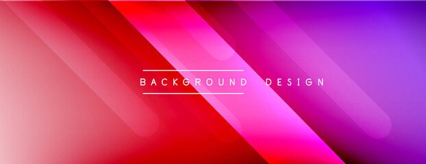 Dynamic lines abstract background. 3D shadow effects and fluid gradients. Modern overlapping forms