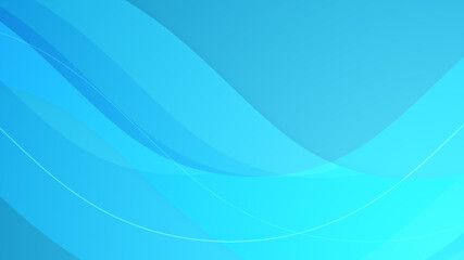 4K Clean Blue Color Wave Abstract Background 02