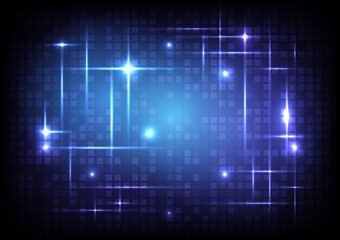 Abstract pixel and mesh background. Glowing interface. Digital media technology business. Geometric shapes of data
