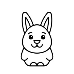 Hare icon. Icon design. Template elements