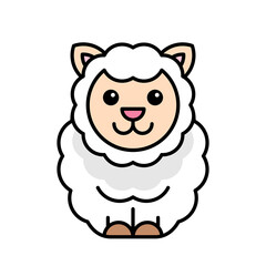 Sheep icon. Icon design. Template elements
