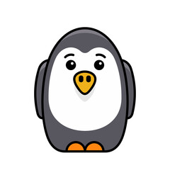 Penguin icon. Icon design. Template elements