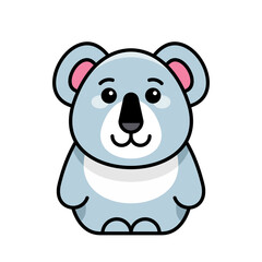 Koala icon. Icon design. Template elements