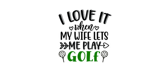 New Golf SVG Quotes Design Template
