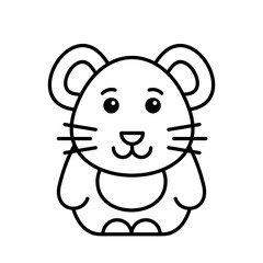Mouse icon. Icon design. Template elements
