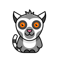 Lemur icon. Icon design. Template elements