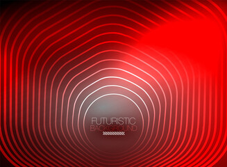 Neon color square shape lines abstract background. Shiny magic energy and motion concept, vector abstract wallpaper background