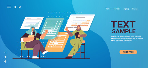 businesspeople analyzing financial data on charts and graphs planning report market analysis accounting teamwork