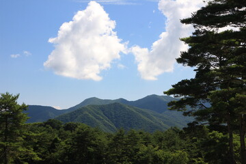 北軽井沢の夏。浅間牧場の風景。