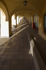 Classical architecture of St. Petersburg (walls, windows, doors).