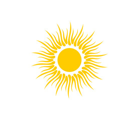 Sun Vector illustration Icon Logo Template design