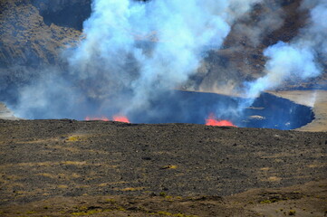 Kilauea, Vulkan im Volcanoes National Park auf der Insel Big Island, Hawaii