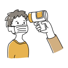 非接触型の体温計