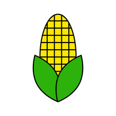 Corn flat icon