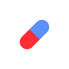 Pills flat icon