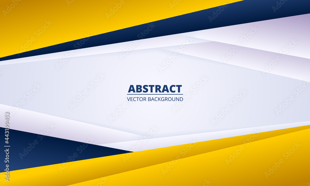 Poster Abstract light diagonal presentation background with colored gradient paper lines. Elegant modern design illustration for cover, banner, website, page, flyer and header.