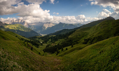 View over Dolomites