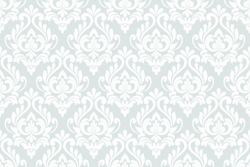 Seamless damask patterns for ornament, wallpaper, packaging, vector background