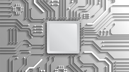 Circuit technology background with hi-tech digital data